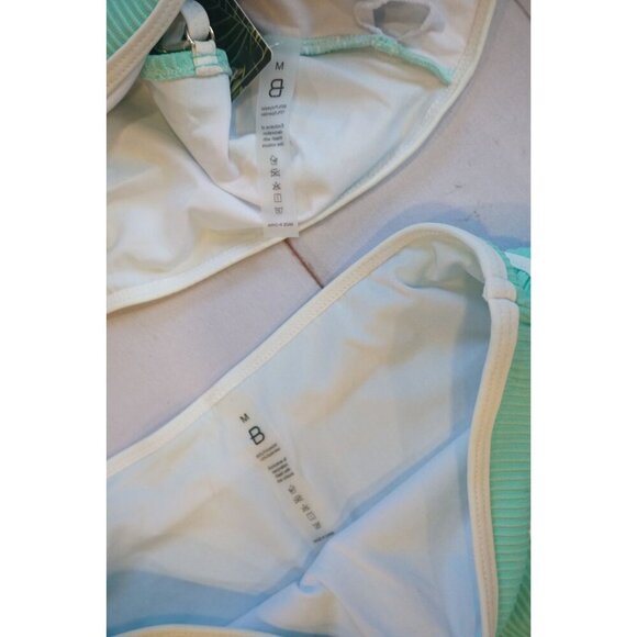 BMJL High Waisted Ribbed 2-Piece Bikini Swimsuit - Size M, NWT - Picture 5 of 7